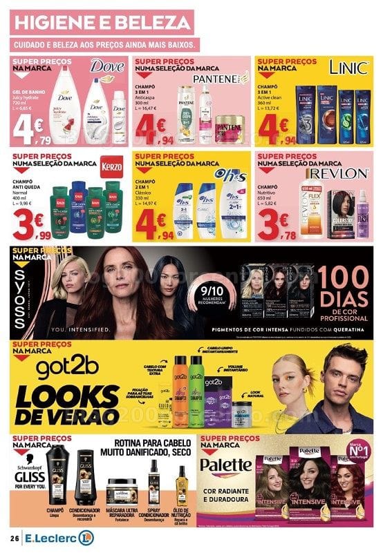Antevisão Folheto E-LECLERC Promoções de 13 a 19 agosto